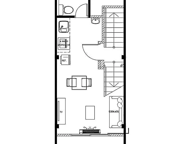 ホテル S2 Silom Large 4-6 Guests Full Kitchen Wifi 2*